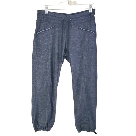 Athleta heathered cropped sweatpants joggers - Picture 1 of 9